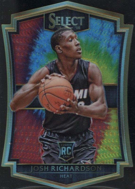 Josh Richardson 2015 Select #195 Premier Level Tie-Dye Die-Cut /25 Rookie BGS 9