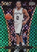 Kawhi Leonard 2015 Select #276 Courtside Green /5 Price Guide