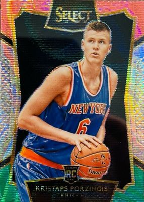 PANINI NBAカード SELECT PRIZM KRISTAPS PORZINGIS NEW YORK KNICKS 065/199 #196 送料無料 中古 IT1 Kristaps Porzingis 2015 Select Premier Level Price Guide