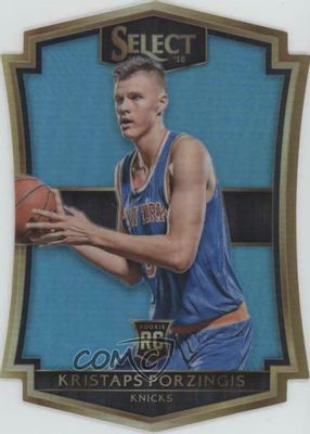 2015 Select #196 Premier Level Light Blue Die-Cut /199
