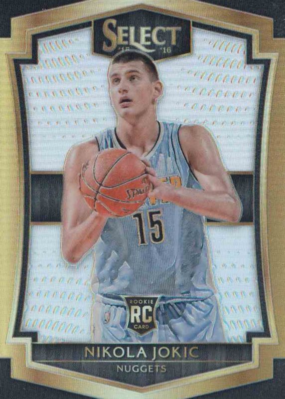 Nikola Jokic 2015 Select #128 Premier Level Silver Rookie BGS 9