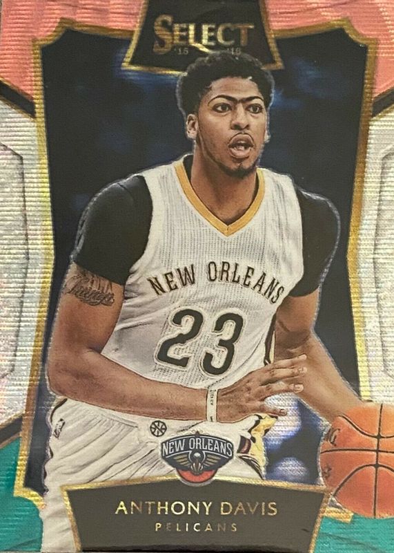 Anthony Davis 2015 Select #71 Concourse Tri-Color PSA 10