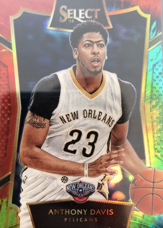 Anthony Davis 2015 Select #71 Concourse Tie-Dye /25 BGS 9