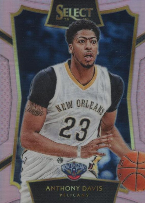 Anthony Davis 2015 Select #71 Concourse Pink /20 PSA 10