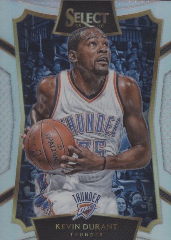 Kevin Durant 2015 Select #66 Concourse Silver PSA 10