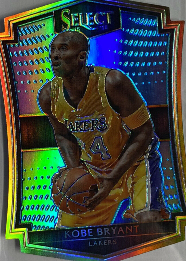 Kobe Bryant 2015 Select #186 Premier Level Light Blue Die-Cut /199