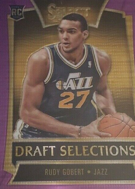 Rudy Gobert 2013 Select #23 Draft Selections - Purple /99 Rookie PSA 10