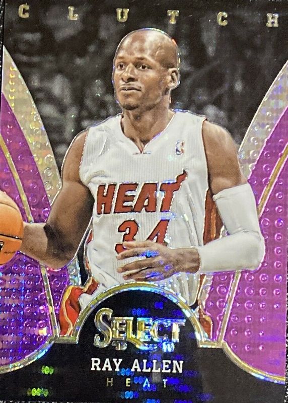 Ray Allen 2013 Select #2 Clutch - Purple /99 RAW