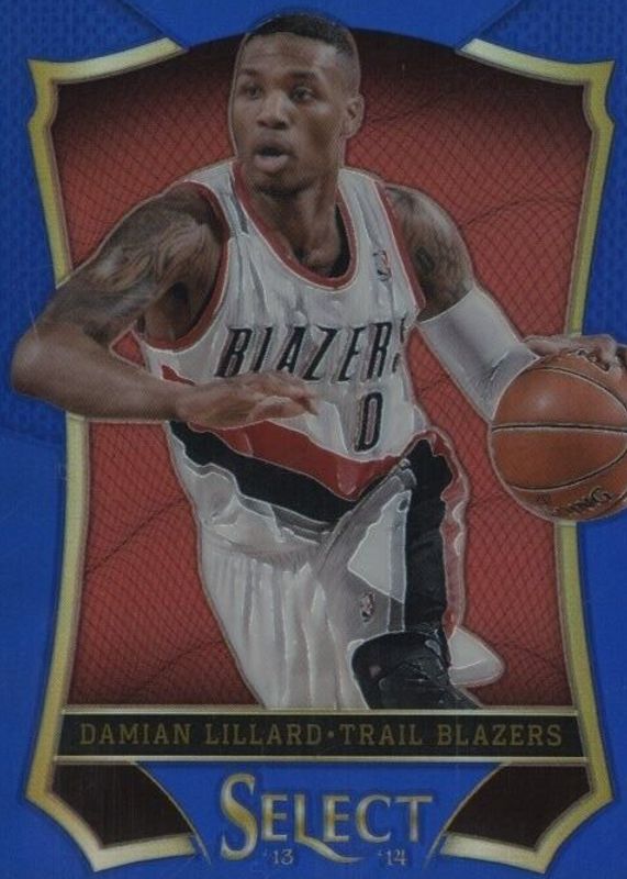 Damian Lillard 2013 Select #62 Blue /49 SGC 9.5