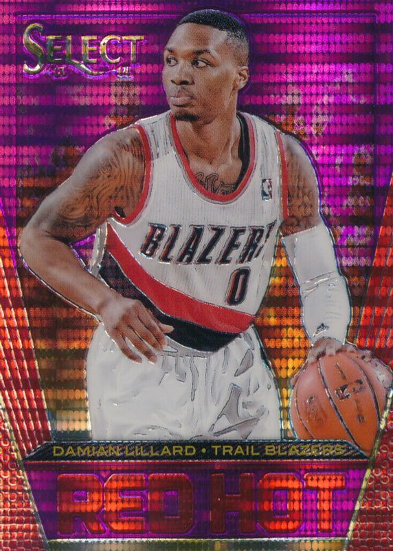 Damian Lillard 2013 Select #33 Red Hot - Purple /99 RAW