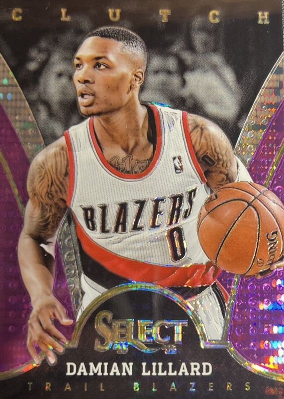 Damian Lillard 2013 Select #11 Clutch - Purple /99 PSA 10