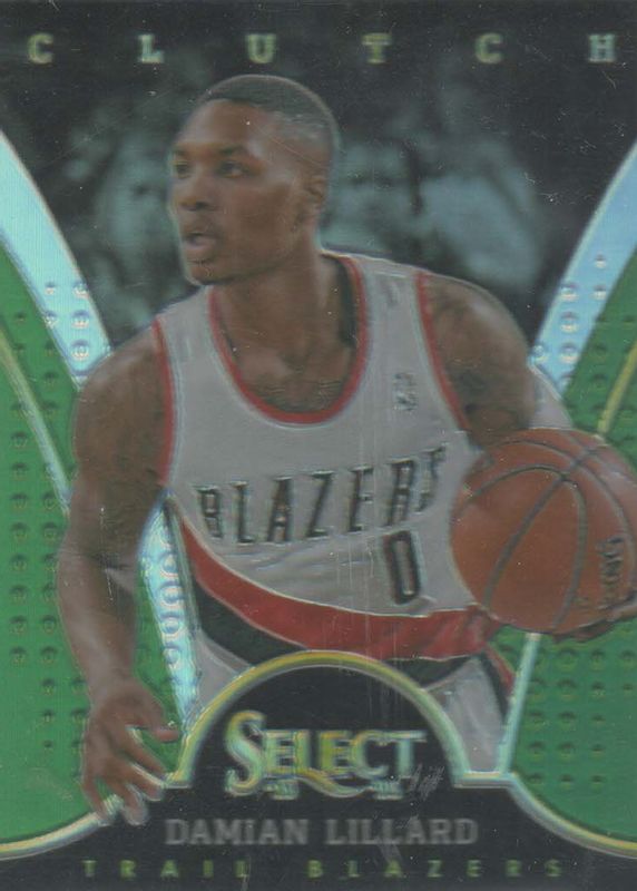 Damian Lillard 2013 Select #11 Clutch - Green /5 BGS 9.5