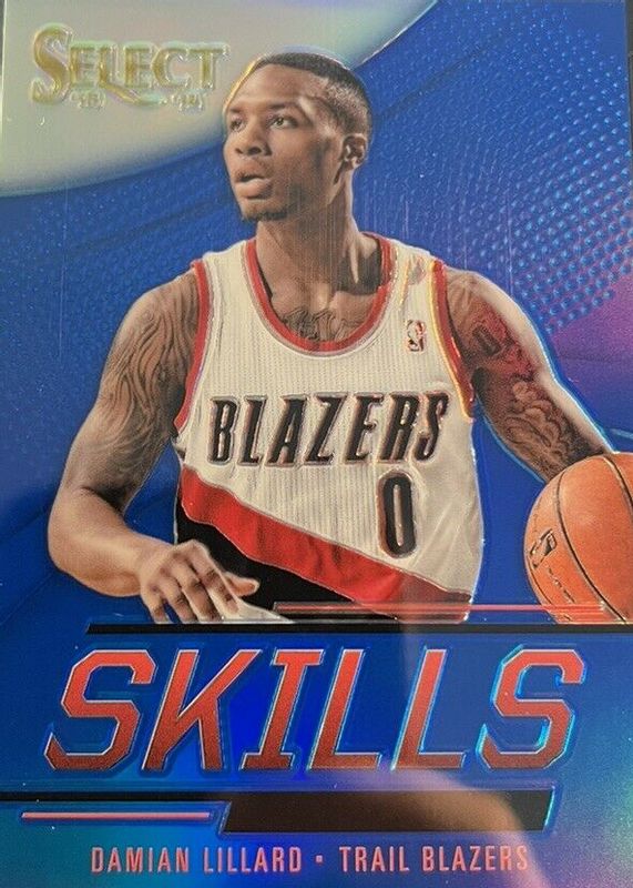 Damian Lillard 2013 Select #5 Skills - Blue /49 BGS 9.5