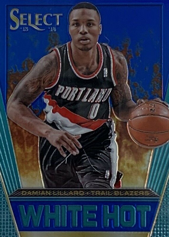 Damian Lillard 2013 Select #39 White Hot - Blue /49 SGC 9.5