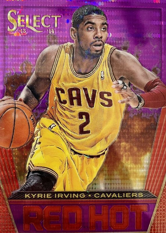 Kyrie Irving 2013 Select #23 Red Hot - Purple /99 RAW