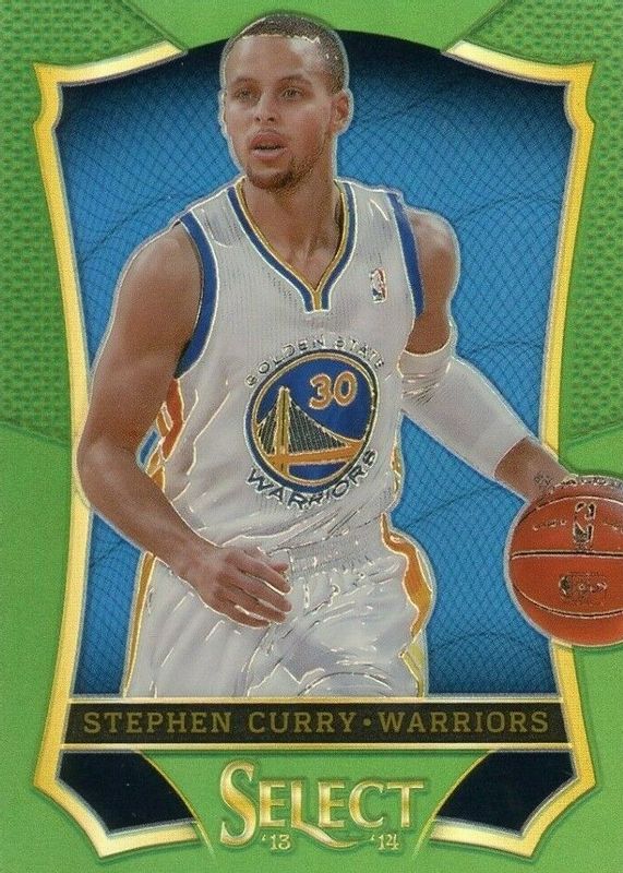 Stephen Curry 2013 Select #86 Green /5 BGS 9.5