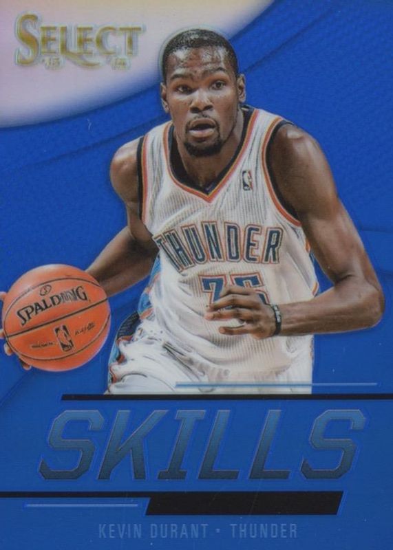 Kevin Durant 2013 Select #15 Skills - Blue /49 BGS 9