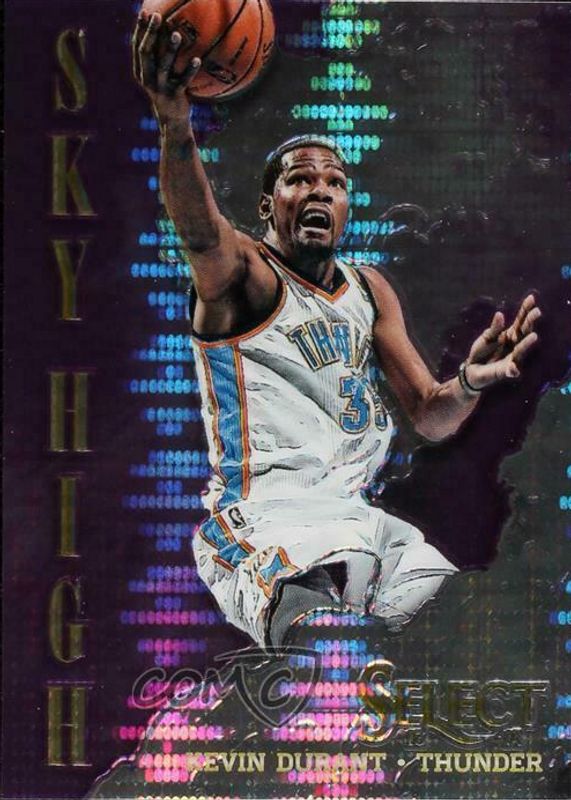 Kevin Durant 2013 Select #6 Sky High - Purple /99 RAW