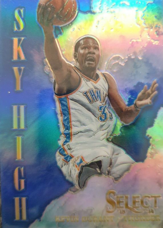 Kevin Durant 2013 Select #6 Sky High - Blue /49 BGS 9.5