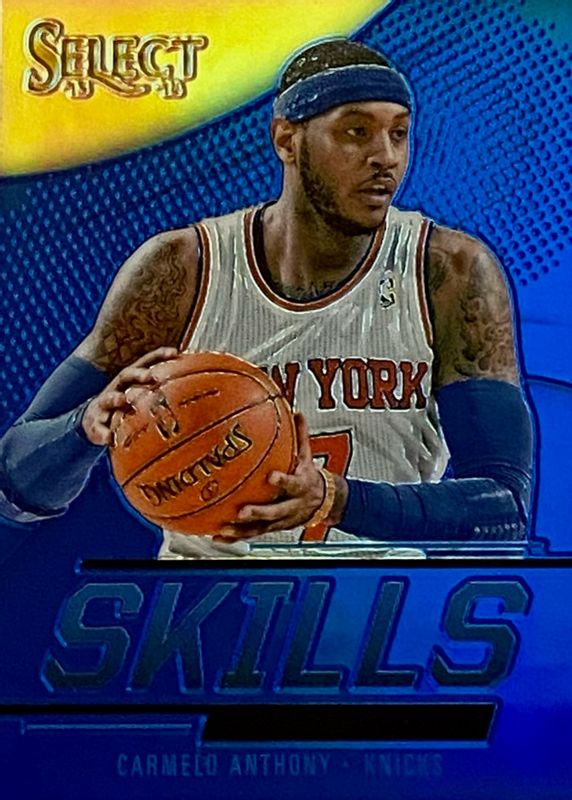 Carmelo Anthony 2013 Select #28 Skills - Blue /49 RAW