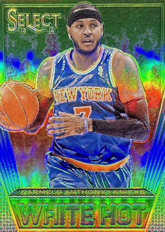 Carmelo Anthony 2013 Select #26 White Hot - Green /5 Price Guide - Sports  Card Investor