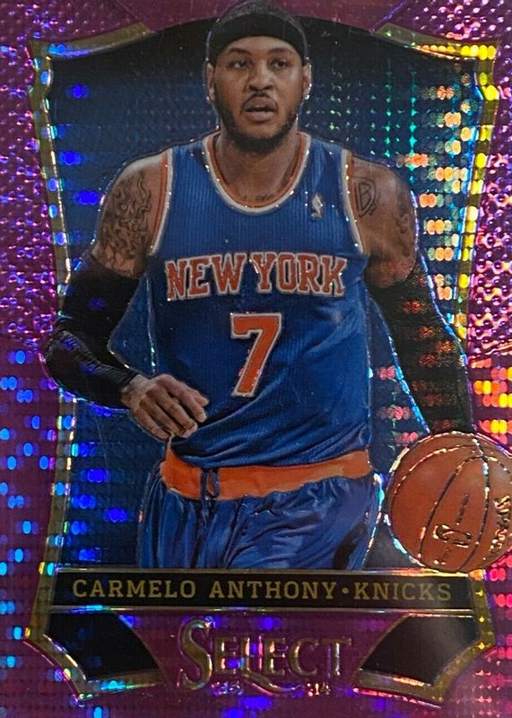 Carmelo Anthony 2013 Select #122 Purple /99 PSA 10