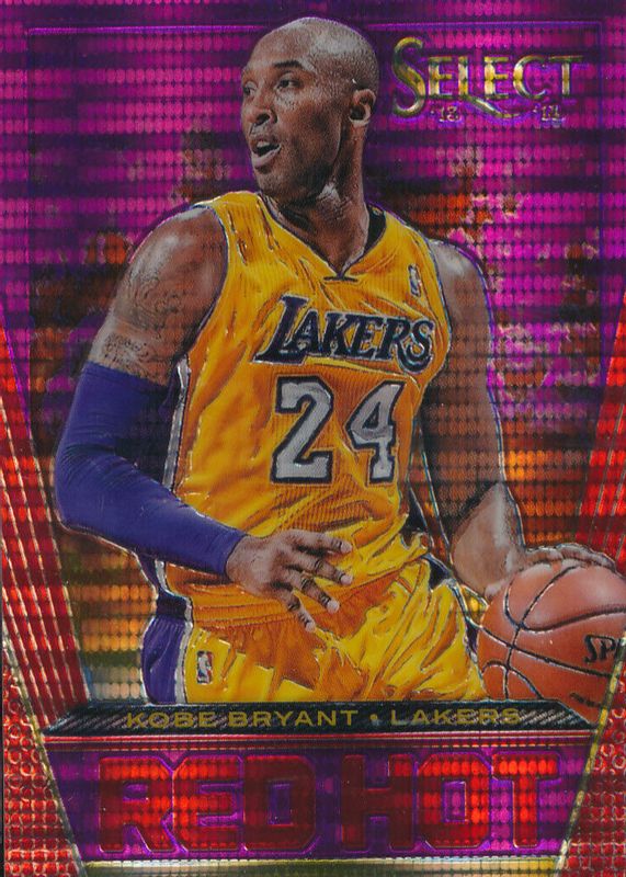 Kobe Bryant 2013 Select #3 Red Hot - Purple /99 PSA 9