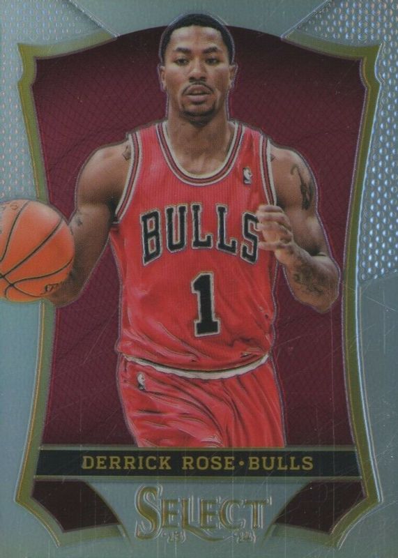 Derrick Rose 2013 Select #132 Silver BGS 10 PRISTINE