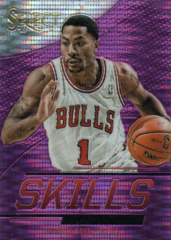 Derrick Rose 2013 Select #19 Skills - Purple /99 PSA 10