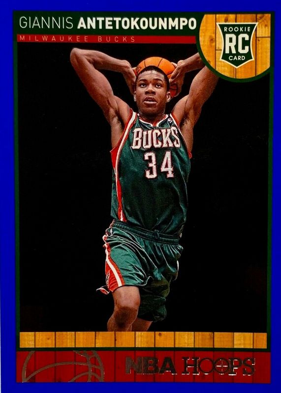 Giannis Antetokounmpo 2013 Hoops #275 Blue Rookie BGS 9