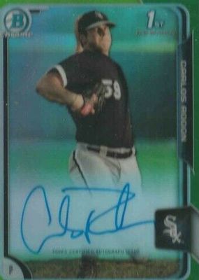 2015 Bowman #BCAP-CR Chrome Prospect Auto - Green Refractor /99 (1st)