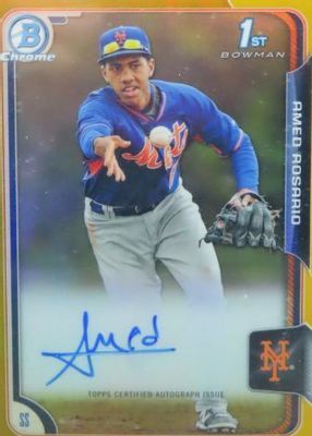 2015 Bowman #BCAP-AMR Chrome Prospect Auto - Gold Refractor /50 (1st)