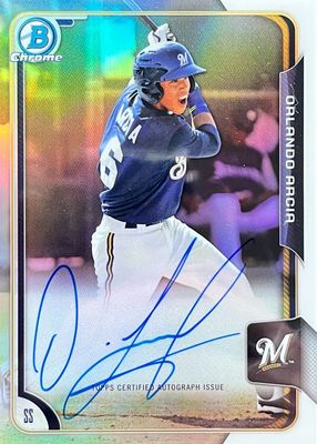 2015 Bowman #BCAP-OA Chrome Prospect Auto - Refractor /499
