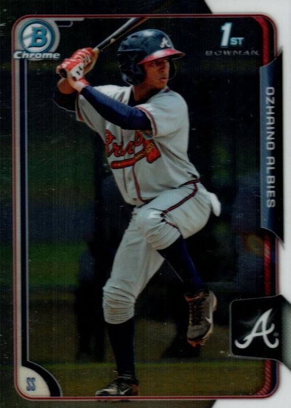 Ozzie Albies 2015 Bowman #BCP71 Prospects Chrome (1st) PSA 9