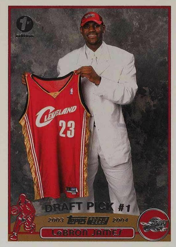 LeBron James 2003 Topps #221 First Edition Rookie SGC 9.5