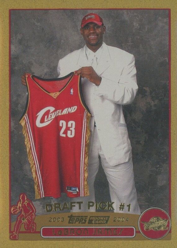 LeBron James 2003 Topps #221 Gold /99 Rookie SGC 6.5