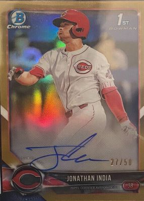 2018 Bowman Draft #CDA-JI Chrome DP Auto - Gold Refractor /50 (1st)