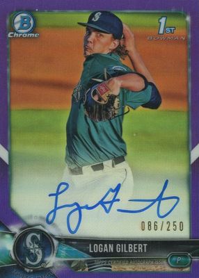 2018 Bowman Draft #CDA-LG Chrome DP Auto - Purple Refractor /250 (1st)
