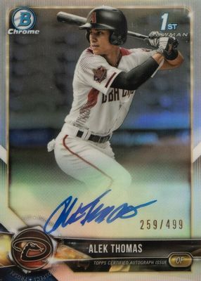 2018 Bowman Draft #CDA-AT Chrome DP Auto - Refractor /499 (1st)