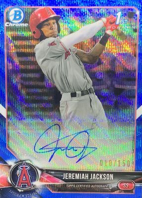 2018 Bowman Draft #CDA-JJ Chrome DP Auto - Blue Wave Refractor /150 (1st)