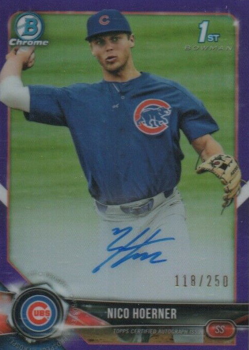 Nico Hoerner Baseball Cards Price Guide - Sports Card Investor