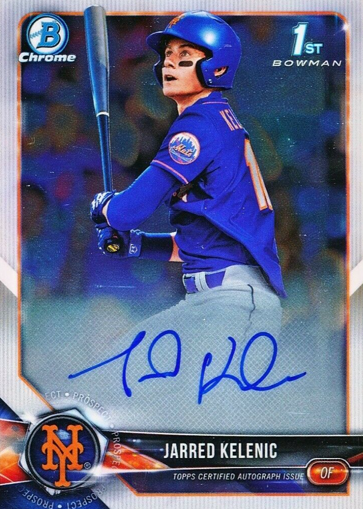 Jarred Kelenic 2018 Bowman Draft #CDA-JK Chrome DP Auto (1st 