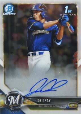 2018 Bowman Draft #CDA-JGR Chrome DP Auto (1st)