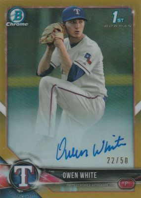 2018 Bowman Draft #CDA-OW Chrome DP Auto - Gold Refractor /50 (1st)