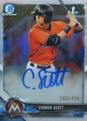2018 Bowman Draft #CDA-CSC Chrome DP Auto - Refractor /499 (1st)