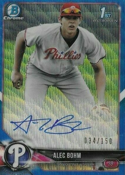 Alec Bohm Baseball Cards Price Guide - Sports Card Investor