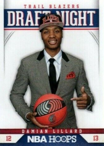 Damian Lillard 2012 Hoops #6 Draft Night Price Guide Sports Card