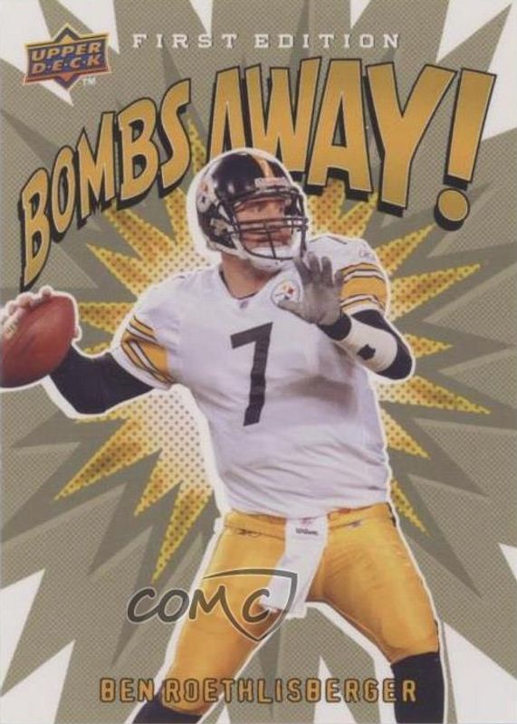 Ben Roethlisberger 2009 Upper Deck First Edition #BA-5 Bombs Away! PSA 10