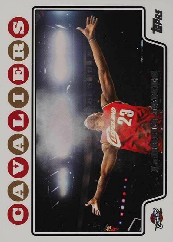 LeBron James 2008 Topps #23 Base RAW