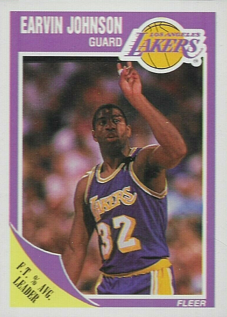 Magic Johnson 1989 Fleer #77 Base Price Guide - Sports Card